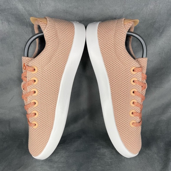 Allbirds Mens Tree Piper Minimalist Shoes Sneakers Peach White Size 11 - Picture 5 of 9